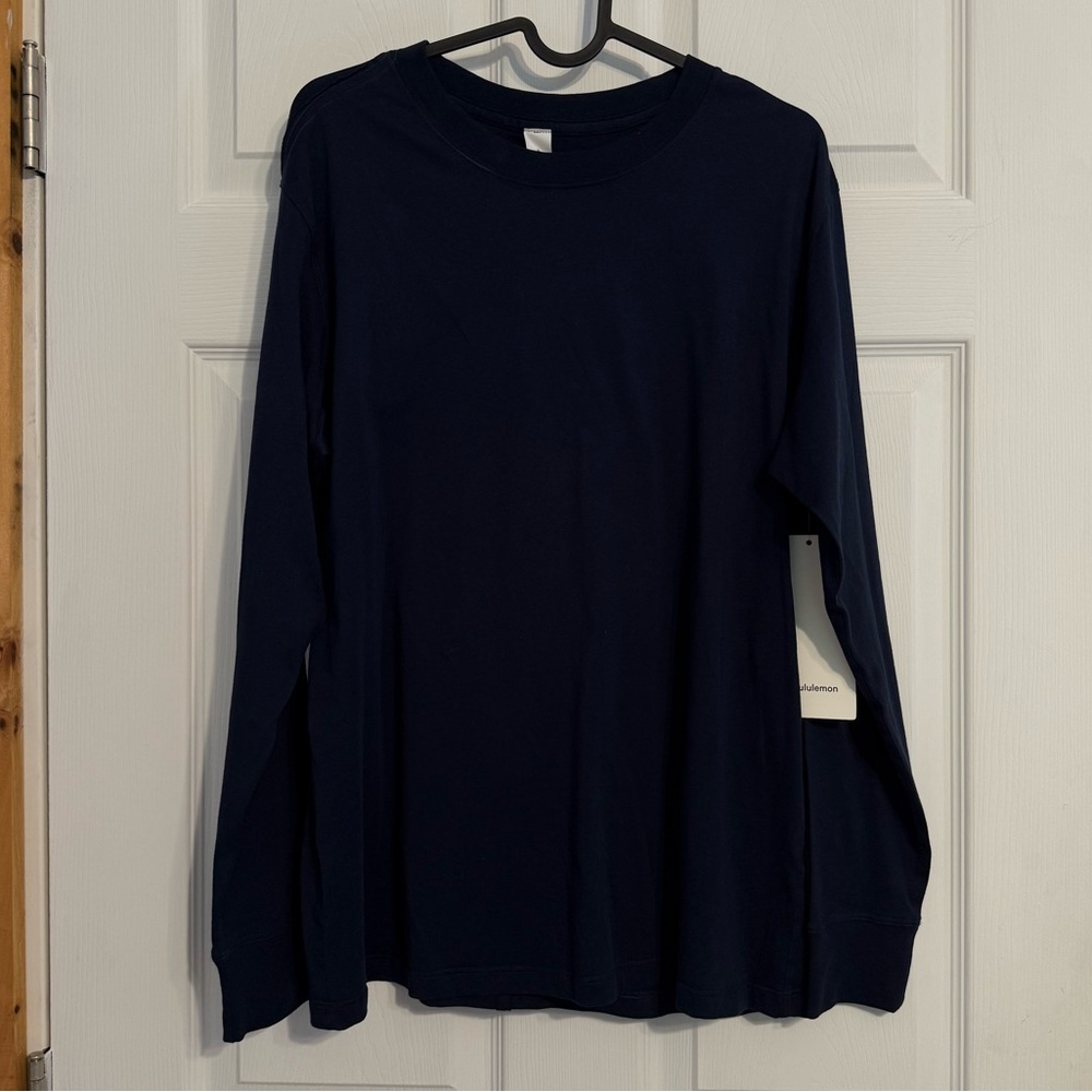 NWT lululemon navy all yours long sleeve